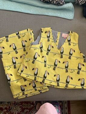 Buru Toucan-Print Yellow Set - Women’s Two-Piece
